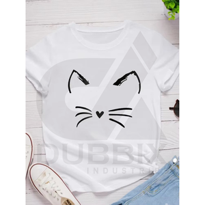 เสื้อยืดพิมพ์ลายสำหรับเด็กผู้หญิงผ้าฝ้าย100% ปรับแต่งได้ออกแบบโลโก้ได้ตามต้องการสี - Product Image 2