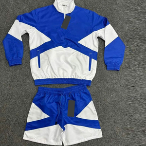 Tenues d'été pour femmes Ensemble court deux pièces personnalisable avec veste Shorts de motard vierges Shorts personnalisés Personnalisation - Product Image 2