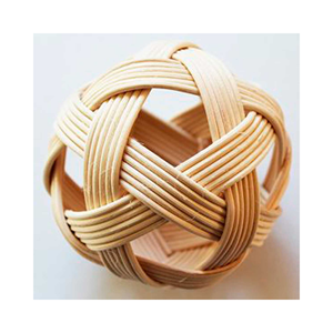 Bola de mimbre hecha a mano de Navidad Bolas de mimbre Difusor de caña Decoración de moda de 99GD Vietnam - Product Image 4