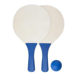 Raquettes de beach tennis en bois Mistra avec personnalisation - Product Image 1