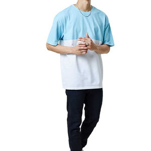 Camiseta de algodón 100% extragrande personalizada para hombre, ropa de calle con hombros caídos, camiseta de talla grande de peso pesado - Product Image 5