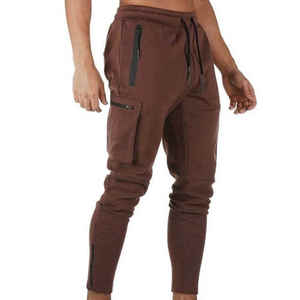 Pantalon de survêtement personnalisé pour hommes, pantalon de survêtement décontracté et solide avec cordon de serrage, pantalon surdimensionné Baggy Track avec logo imprimé - Product Image 5