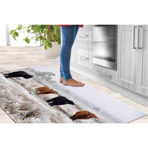 Tapis Vache des Highlands, Tapis imprimé, Grand tapis de style farmhouse, Tapis à poils doux - Product Image 3