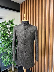 เสื้อโค้ทฤดูหนาวหรูหราแจ็กเก็ตผู้ชายแฟชั่นใหม่เสื้อโค้ทขนสัตว์อิตาลี - Product Image 2