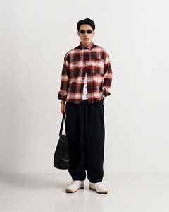 Camisa de franela de manga larga informal para hombre 100% algodón transpirable otoño Premium de Routine Vietnam - Product Image 3