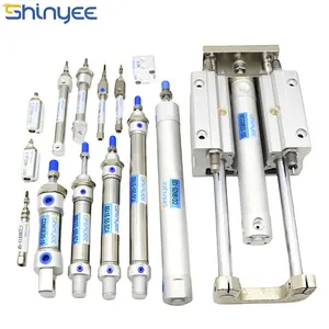 SHINYEE MA series single acting compact pneumatic cylinders mini pneumatic cylinder bore size 10mm-300mm