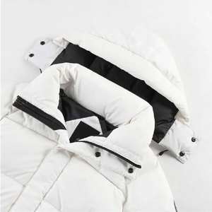 Chaqueta de invierno hinchada Unisex de alta calidad, chaqueta acolchada larga de último estilo, secado rápido para hombres, cómodo cierre de cremallera a prueba de viento - Product Image 4