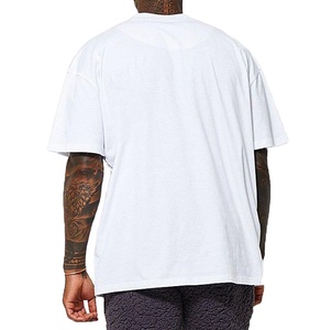 เสื้อยืดฤดูร้อนขายส่งแบบยูนิเซ็กซ์ คุณภาพสูง เสื้อยืดโอเวอร์ไซส์ทรงหลวมสำหรับผู้ชาย ผ้าฝ้ายนุ่ม เสื้อยืดแฟชั่นเรียบง่าย ผลิตโดย HS 2026 - Product Image 3