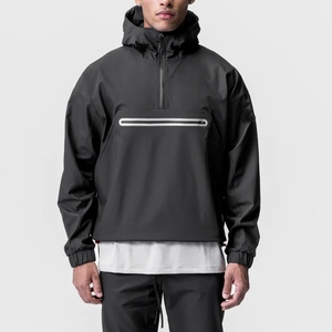 Factory Direct Premium Quality Men's Half Zip Hoodie Comfortable Breathable Fabric Customizable Design New Arrival for Spring - Product Image 6