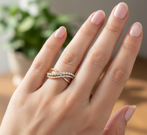 Anillo de Compromiso Infinito Trenzado de Moda para Mujer - Product Image 4