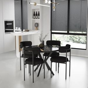 Mesa de comedor de mármol de lujo moderno, juego de sillas, mesa de cocina expandible de diseño económico, el mejor vendedor, precio de muebles de restaurante para el hogar - Product Image 1