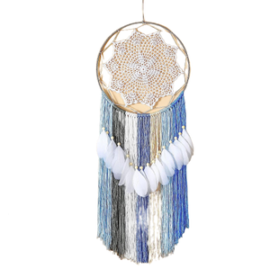 เครื่องดักความฝัน macrame ที่ได้รับความนิยมสูงสุดออกแบบมาเป็นพิเศษสำหรับตกแต่งผนังอุปกรณ์ตกแต่งบ้านราคาจำนวนมาก - Product Image 2