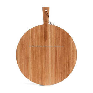 เขียงไม้ทรงสี่เหลี่ยม KALATRI พร้อมด้ามจับ หนา 20 มม. เป็นมิตรกับสิ่งแวดล้อม ล้างในเครื่องล้างจานได้ น้ำหนักเบา ทำความสะอาดง่าย อุปกรณ์ครัว - Product Image 2