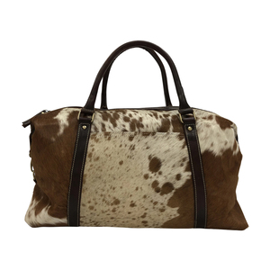 Bolsa de viaje duradera de cuero genuino más vendida con compartimentos espaciosos y correa ajustable para una cómoda bolsa de lona de viaje - Product Image 5