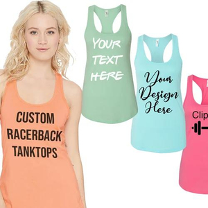 Top Quality Wholesale Factory Direct Custom Mud Run Women's Tank Tops Printed <b>Yoga</b> Racerback Women's Vest - Product Image 3