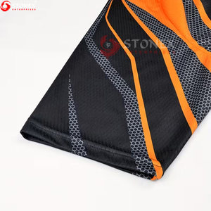 Nouveaux ensembles d'uniformes de cyclisme pour hommes, design tendance, logo personnalisé, taille plus, haute qualité, 100% polyester - Product Image 4