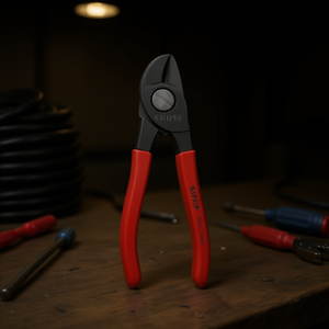 Cisailles à câbles Knipex, cisailles et ciseaux polies avec poignées gainées de plastique - Product Image 3