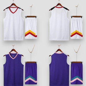 Ensembles de maillots de basket-ball unisexes 2025, meilleurs ensembles d'équipe, uniformes universitaires pour hommes et femmes, impression par sublimation, respirant, 100% polyester, noir - Product Image 4