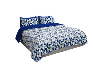 Cubrecama de Algodón 100%, Tamaño King, Diseño Floral, Ecológico, 200 Hilos, para Uso Doméstico, Blanco y Otros Colores, Diseños Personalizados, Hecho en India - Product Image 2