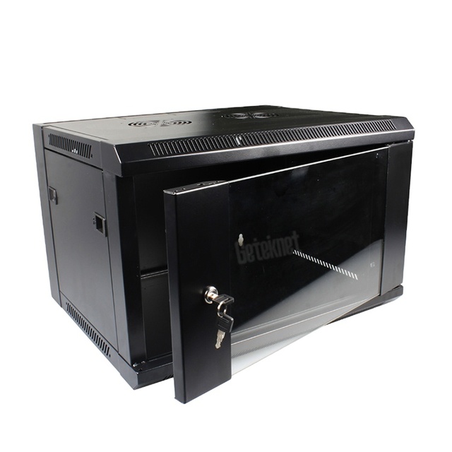 GETEKnet OEM Adjustable Sliding Mini 19" 10" Wall Mounted Data Center Server Rack 4u 6u 9u 12u 15u 18u 22u and Network Cabinet