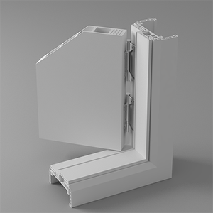 Puerta Interior de PVC Impermeable, Resistente al Fuego, Compuesta de WPC, con Diseño Moderno para Hoteles y Proyectos Comerciales - Product Image 2