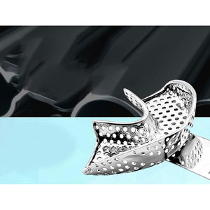 Bandejas de Impresión Dental, 6 Piezas, Extra Pequeñas, Medianas, Grandes y Extra Grandes, Pares de Bandejas de Impresión Dental de Acero Inoxidable - Product Image 2