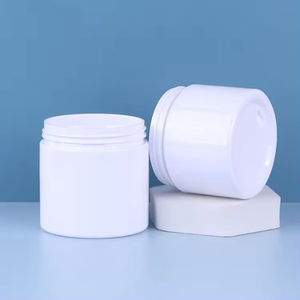 ขวดครีมพลาสติกบรรจุเครื่องสำอาง PET สีขาวขนาด100มล. พร้อมฝาขวดครีมบำรุงผิว - Product Image 1