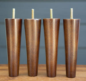 Wholesale Factory Solid Wood Furniture Legs for Sofa <b>Chair</b> Cabinet OEM ODM Supplier Modern Furniture Parts - Product Image 1