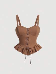Corset en cuir de haute qualité parfait pour l'entraînement à la taille et le style végétalien Edgy Chic et sans cruauté Élégance intemporelle - Product Image 6