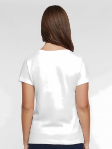 เสื้อยืดคอวีผู้หญิงกำหนดเอง (US Local POD) - Product Image 6