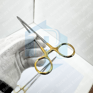 Porte-aiguille chirurgical manuel polyvalent avec mâchoires TC Porte-suture chirurgical en carbure de tungstène Porte-aiguille Ryder - Product Image 1