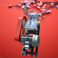 Pompe à boue en acier haute performance BW160/10 10MPa pour forage géologique de puits d'eau, compatible avec moteur diesel et petite foreuse carottière