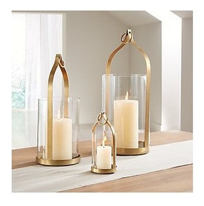 Modern Gold Metal Glow Stand <b>Tall</b> Decorative Geometric <b>Candle</b> Lantern for Indoor Outdoor Home Garden Wedding Christmas Decor - Product Image 4