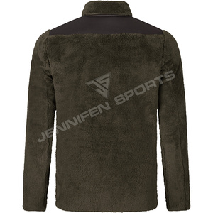 Veste de chasse d'hiver pour homme, style décontracté, respirante, 100% micro-polaire épaisse, coupe-vent, confortable et chaude, personnalisable - Product Image 6