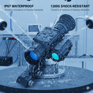 WOLF 6M Wärmebildkamera mit Entfernungsmesser 640x512 (50Hz) Langstrecken-Erkennung Infrarot-Nachtsichtmonokular für Outdoor-Jagd - Product Image 3