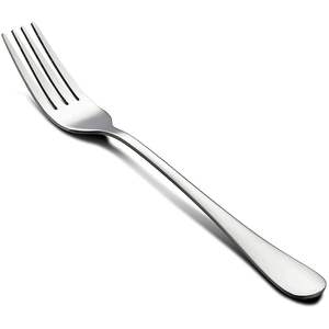 Fourchettes de service de cuisine en acier inoxydable de qualité supérieure, fabriquées en Inde, argentées pour le dîner - Product Image 3