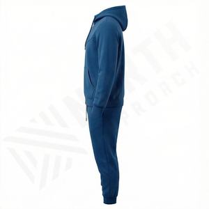 Plus Size Lightweight Breathable Zipper Customized Color Tracksuit Men <b>Trouser</b> Paneled New Fashion Custom Two Piece Sweat Suits - Product Image 3