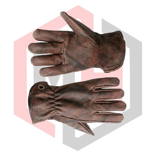 Gants de travail de sauvetage pour pompiers en cuir de vache imperméables anti-vibrations résistants aux déchirures respirants sans silicone - Product Image 6