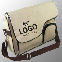 Sac d'école en jute et coton écologique, longues poignées réglables, sacs d'école Juco, logo imprimé personnalisé, sacs d'école