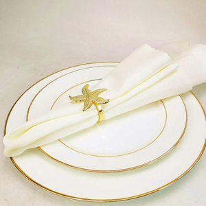 Vente chaude Table À Manger Décoratif Rond De Serviette Porte-Serviettes Design Élégant Or Métal Anneau De Serviette Table Porte-Mouchoirs À Vendre - Product Image 6