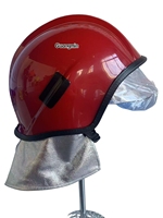 Casque de pompier de sécurité ignifuge de vente directe d'usine de type européen chapeau d'équipement de lutte contre l'incendie