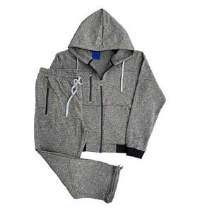 Conjunto Deportivo de 2 Piezas para Hombre, Sudadera con Capucha y Cremallera, 100% Algodón, Otoño Invierno 2026, Marca Personalizada, Moda, Ropa Deportiva - Product Image 2