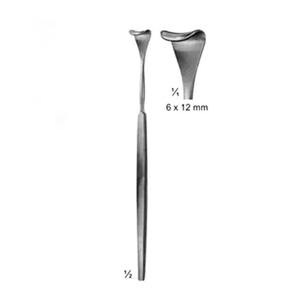 Écarteur de couvercle 16cm Crochets de peau en acier inoxydable Écarteur de couvercle Desmarres en acier inoxydable allemand - Product Image 5