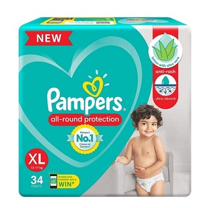 Pañales Pampers Swaddlers, Populares en Hospitales, Pañales Desechables Ultra Absorbentes con Prevención de Fugas 3D, Paquete de 96 - Product Image 1