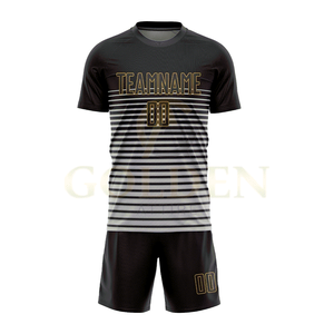 ชุดฟุตบอลแบบสั่งทำราคาโรงงาน ชุดยูนิฟอร์มฟุตบอลแบบซับลิเมชั่น ชุดฟุตบอลสำหรับทีมสโมสร - Product Image 5