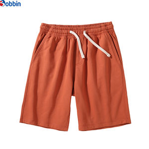 Pantalones Cortos Deportivos Casuales para Hombre, Logotipo Personalizado, Lona 100% Algodón, 160 g/m², Cintura Elástica, Secado Rápido, Transpirables, Servicio OEM Disponible - Product Image 1