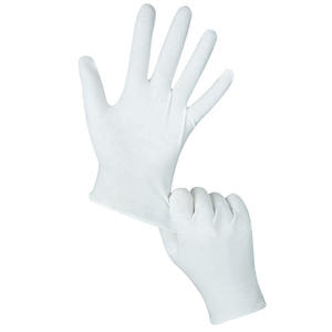 Gants en coton tricotés à doigts complets pour hommes et femmes, régalia maçonnique artisanale, broderie personnalisée, coton écologique et durable - Product Image 3