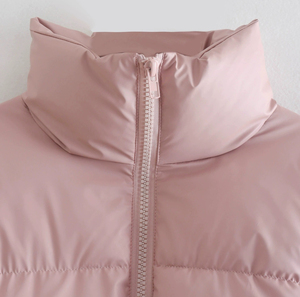 Chaqueta Bomber de Invierno Personalizada para Mujer, Acolchada, de Algodón, para Exteriores, de Alta Calidad, de Lona, Impermeable, Cortavientos, Transpirable, con Cierre y Relleno - Product Image 3