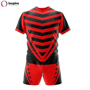 Uniforme de Rugby de poliéster 100% sublimado personalizado, ropa deportiva transpirable para hombres unisex, diseño de conjunto - Product Image 4