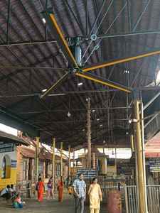 Large Energy Saving Industrial HVLS Ceiling <b>Fan</b> | Ultra Quiet <b>Fan</b> for Factory, Warehouse & Commercial Cooling - Product Image 3